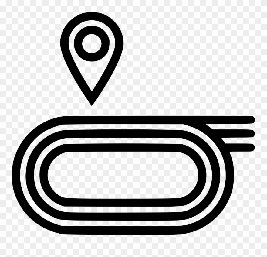 Jogging Track Comments Clipart