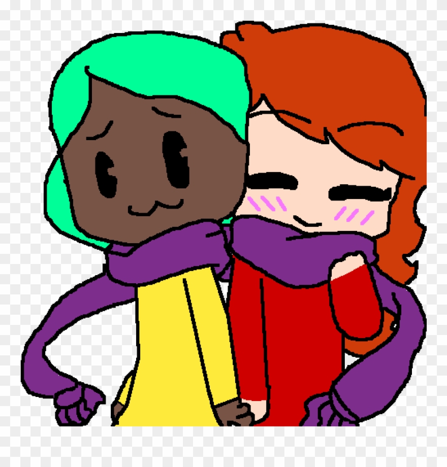 Silo And Her New Fiend Clipart