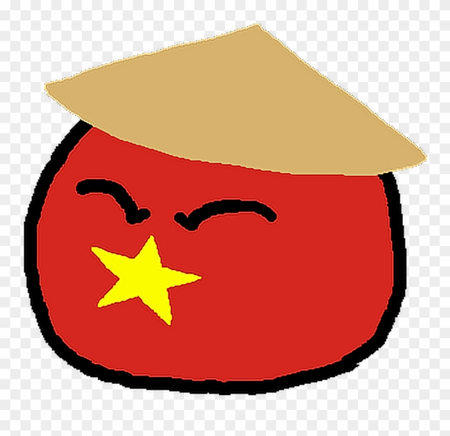 Vietnamball Countryballs Vietnam Vietnamese Communism Clipart