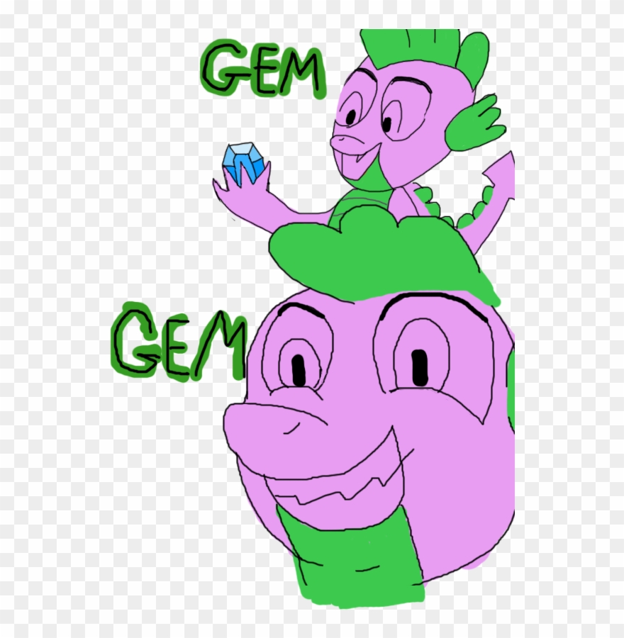 Gem Green Pink Clip Art Smile Plant - Png Download