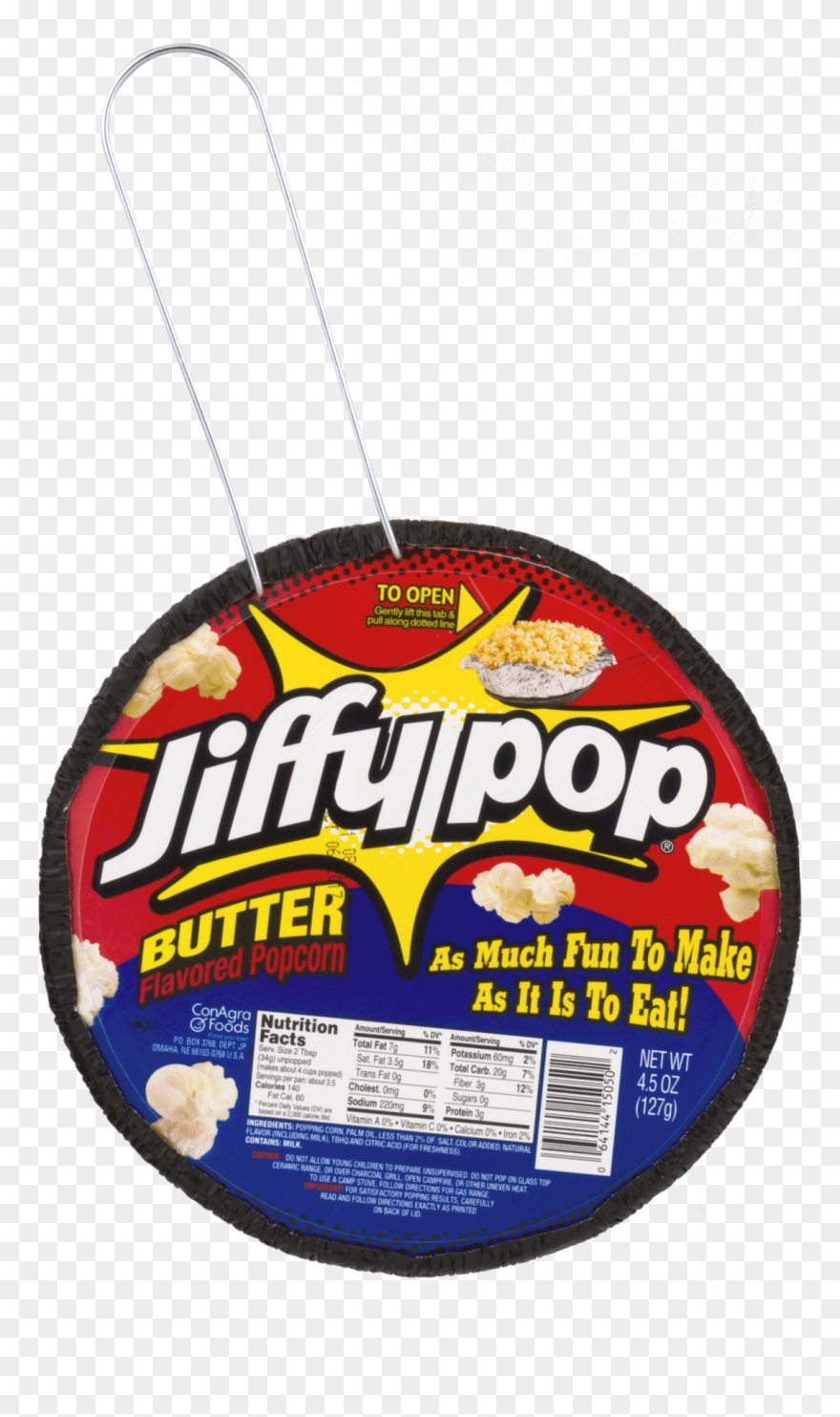 Jiffy Pop Butter Flavored Popcorn, Clipart