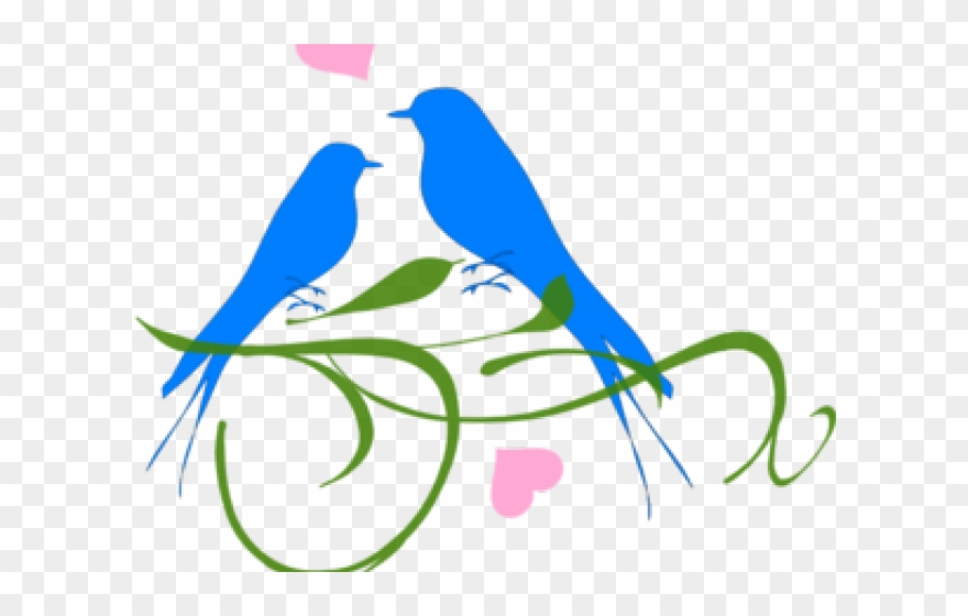 Couple Clipart Bird - Png Download