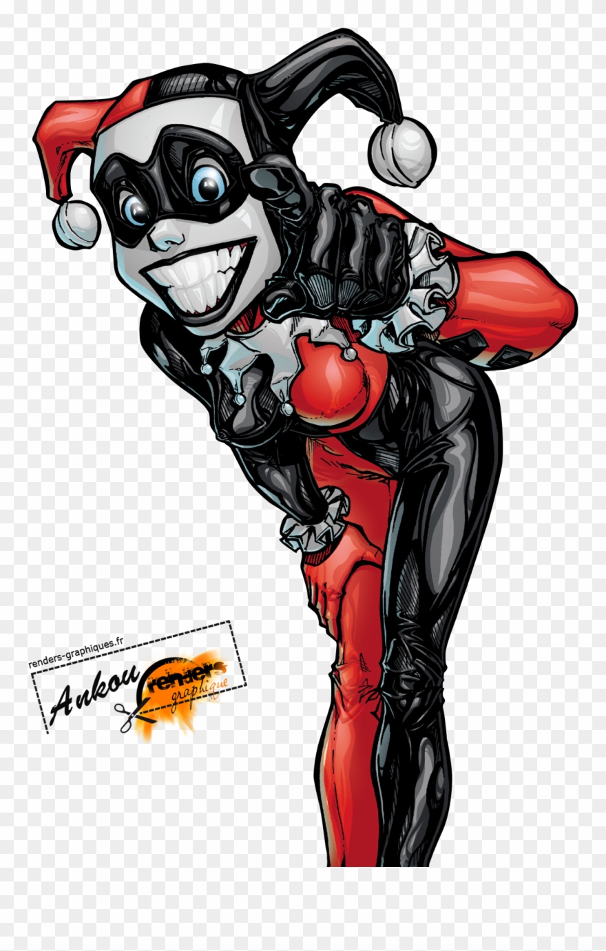 Png Black And White Harley Quinn Clipart Background Transparent Png
