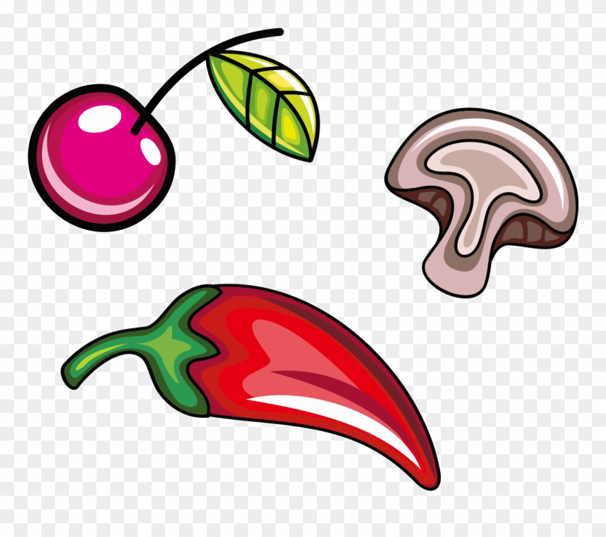 Fruit Facing Heaven Pepper Vegetable Clip Art - Png Download