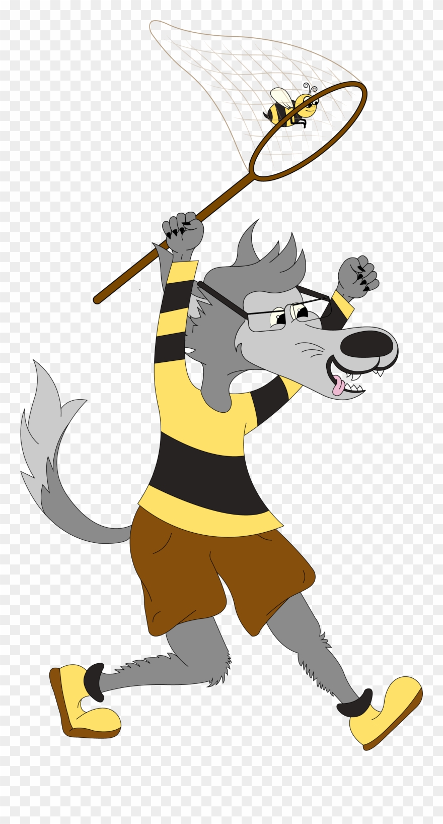 Big Bad Wolf Apiaries Clipart