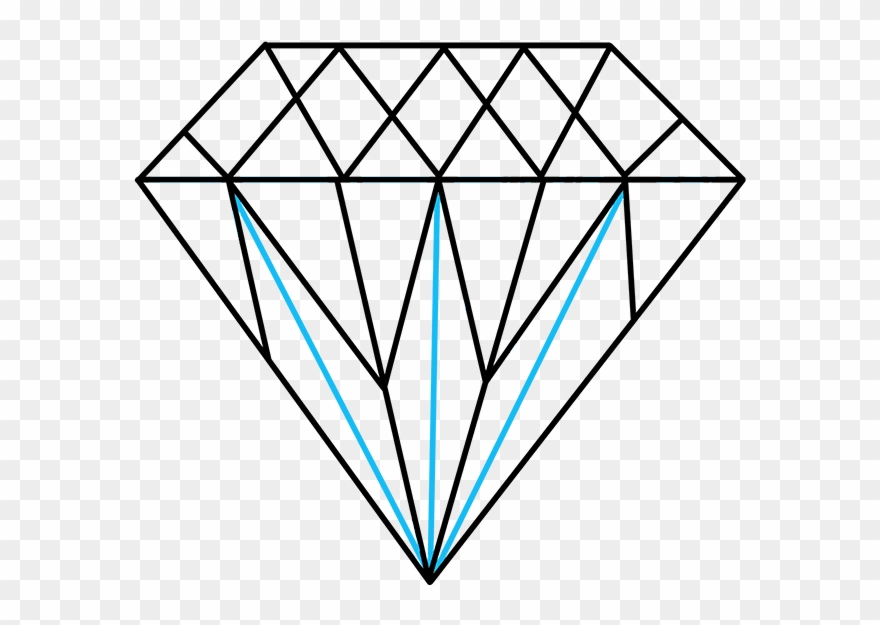 How To Draw Diamond Clipart