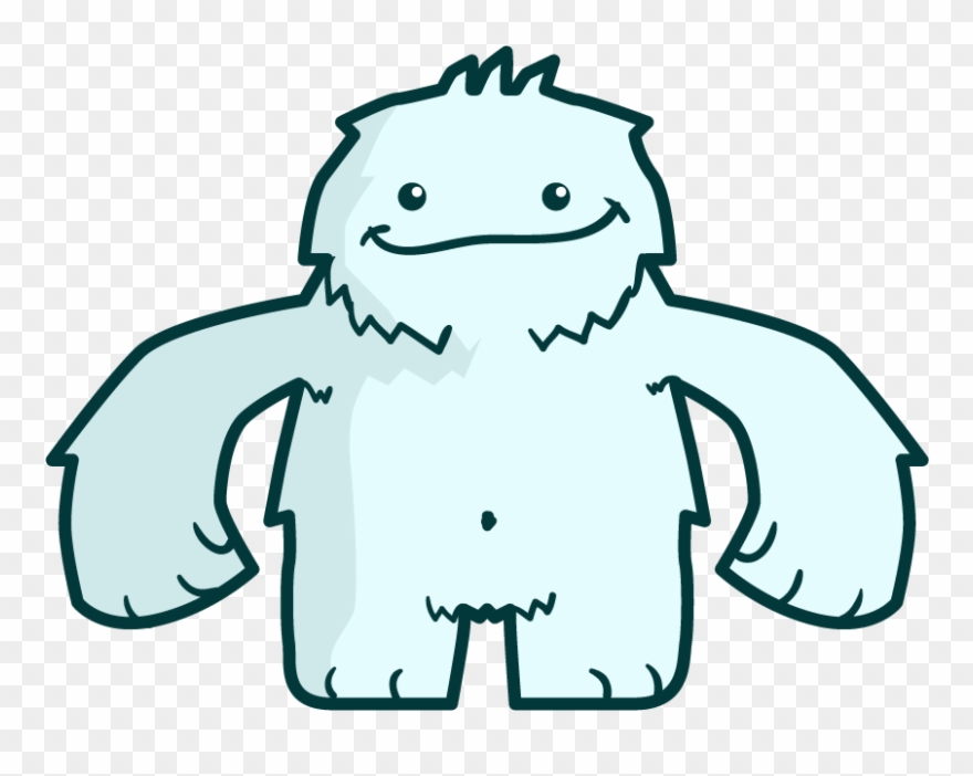 Scary Yeti Clipart
