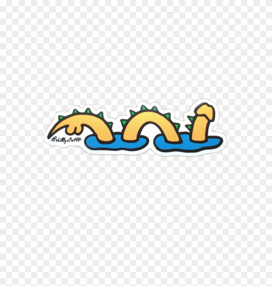 Cock Ness Monster Sticker By Shittty Stufff $1 Clipart