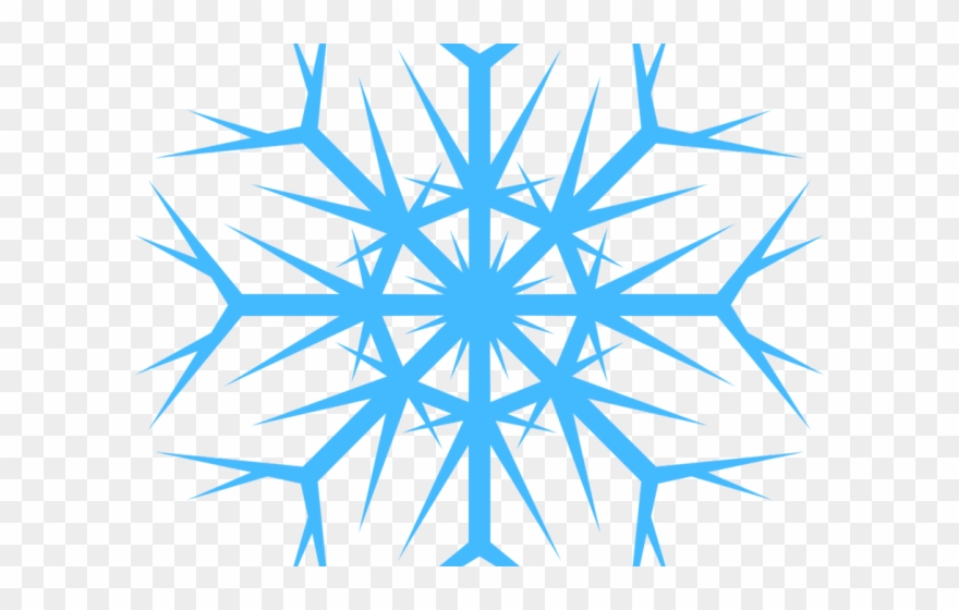 Frozen Clipart Blue Snowflake - Png Download