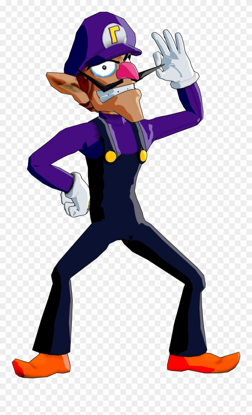 Waluigi Clipart