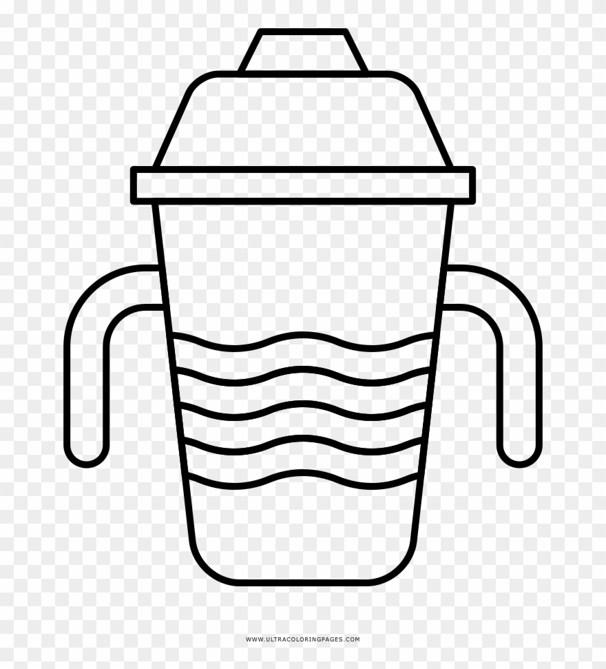 Smoothie Coloring Page Clipart