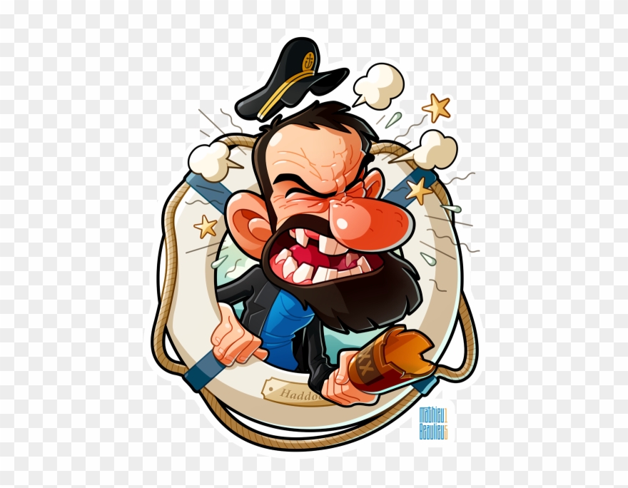 Captain Haddock I've Done A Captain Haddock Portrait Clipart