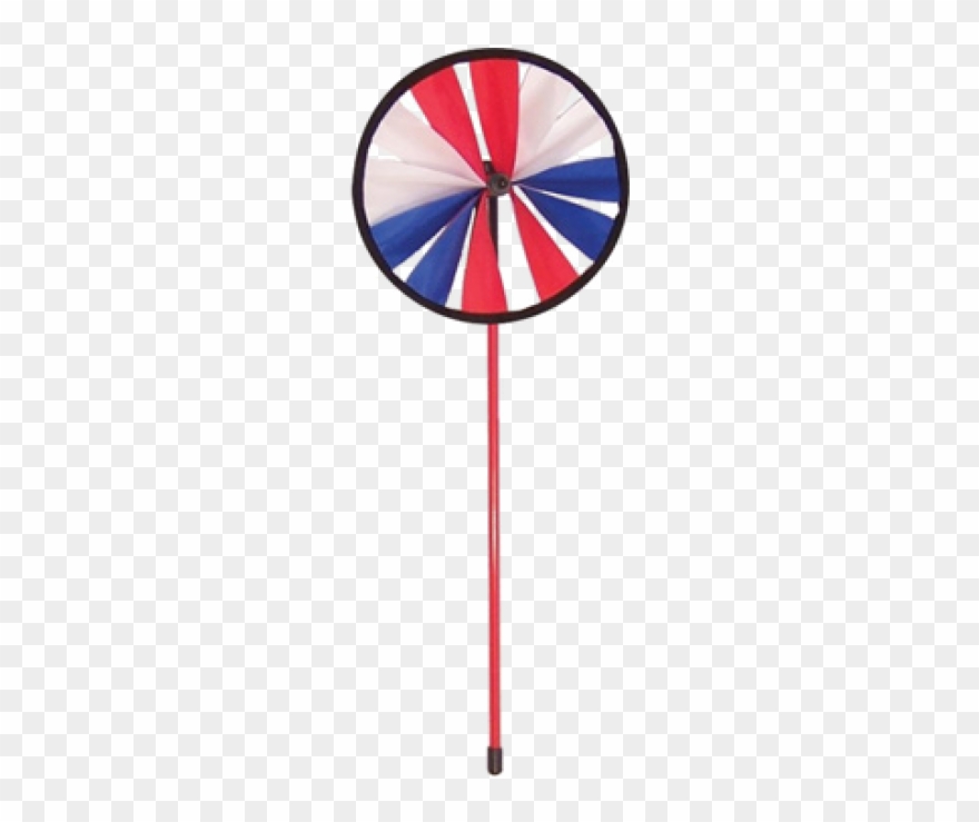 Image Of Single Wheel Patriot Spinner Clipart