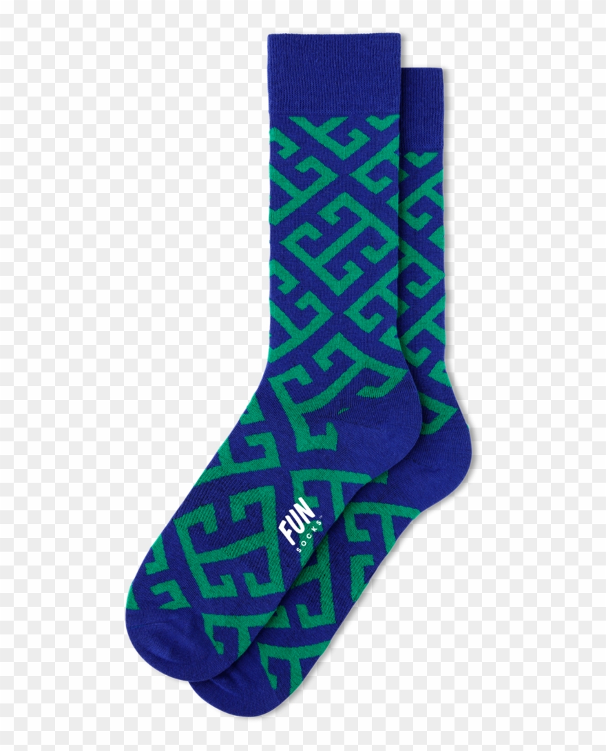 Men's Key Geo Socks Clipart