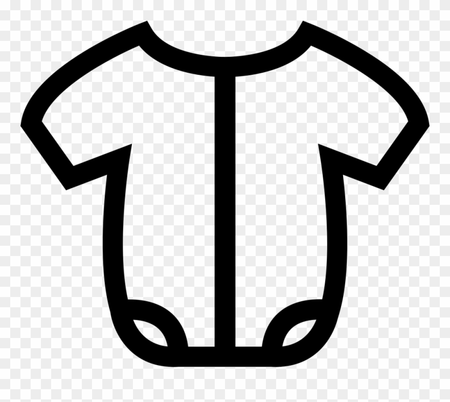 Baby Onesie Clipart - Png Download