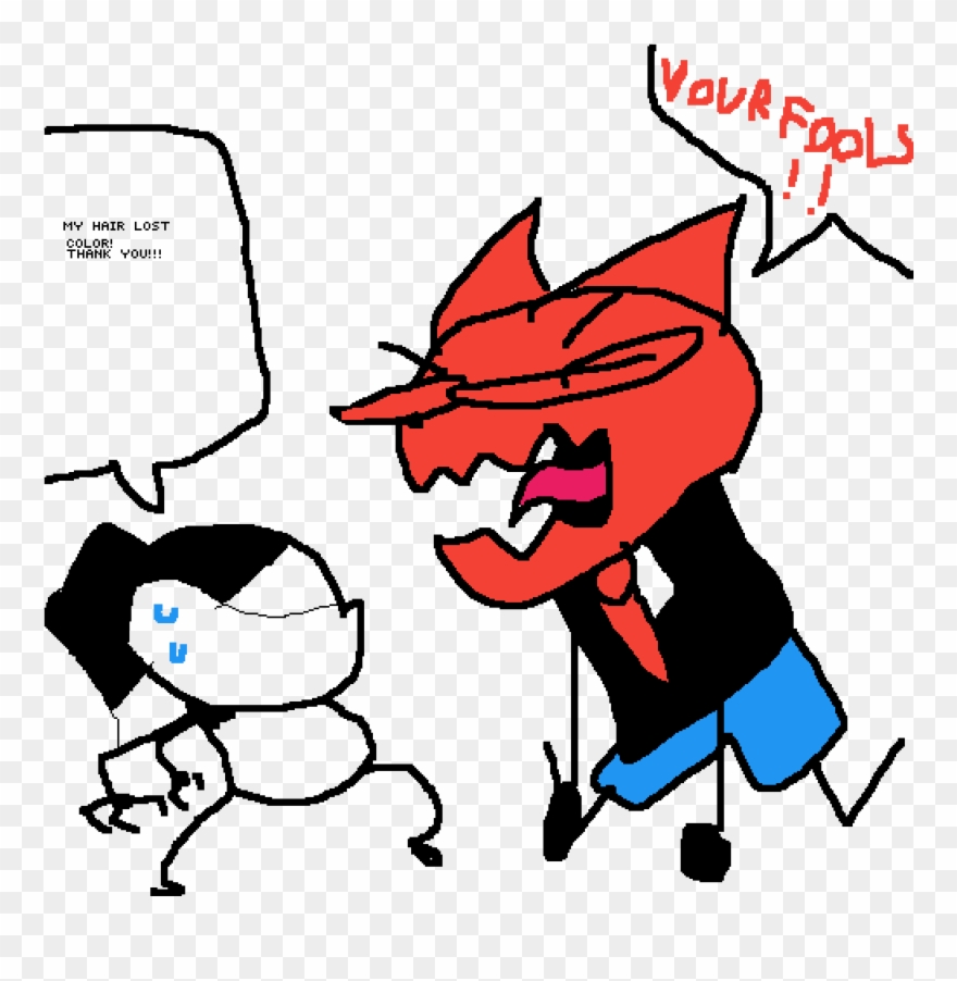 My Hair Color Is Gone Clipart