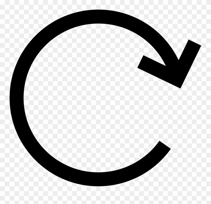 Rotating Arrow To The Right Comments Clipart