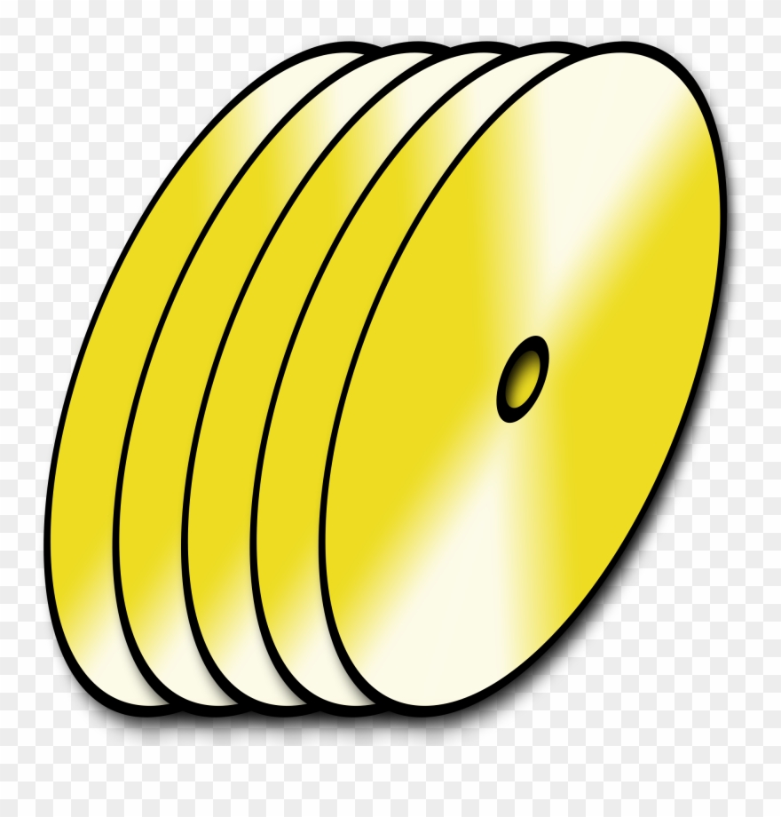 Vector Records Gold Record Clipart