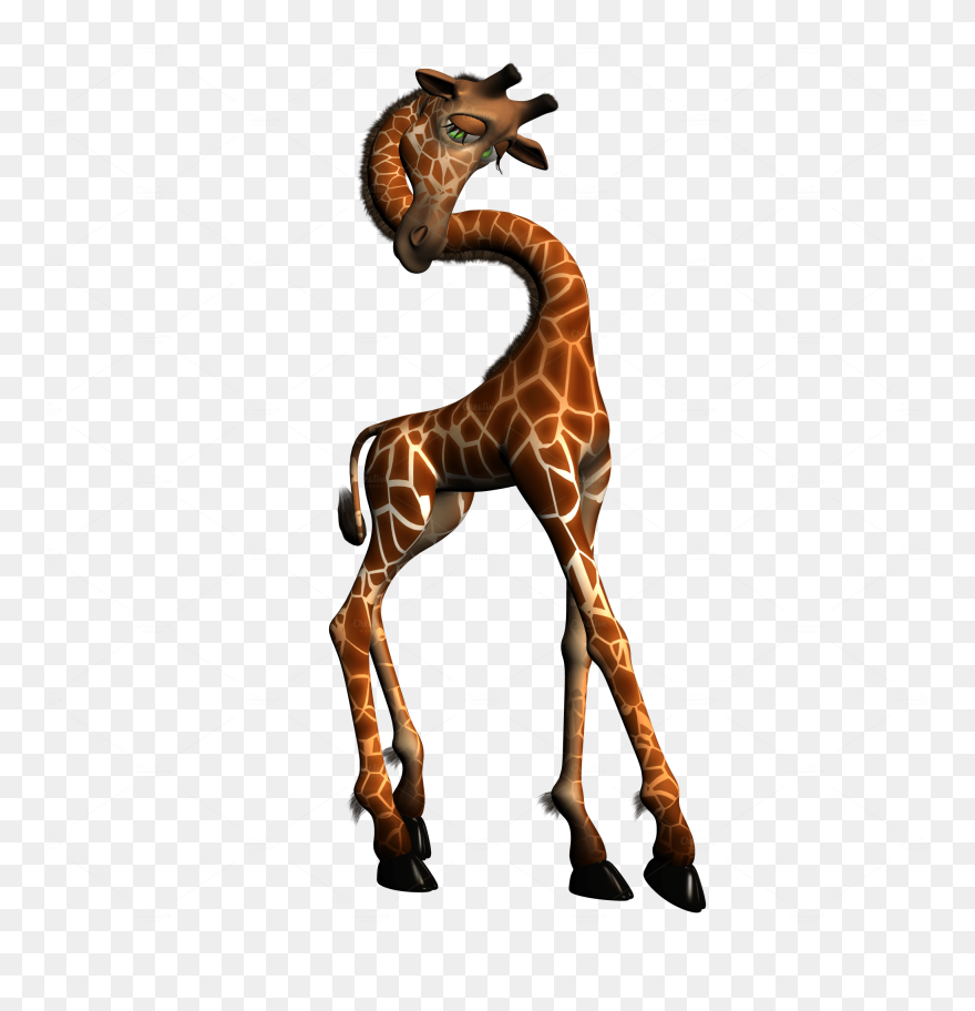 Giraffe Clip Art Free - Png Download
