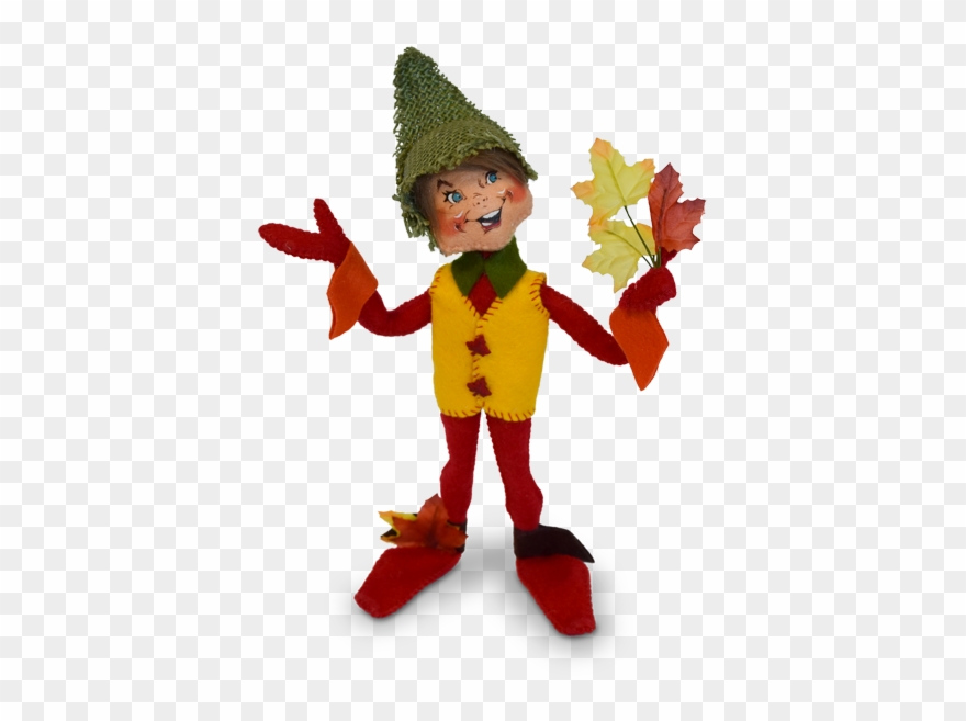 9in Autumn Elf Clipart