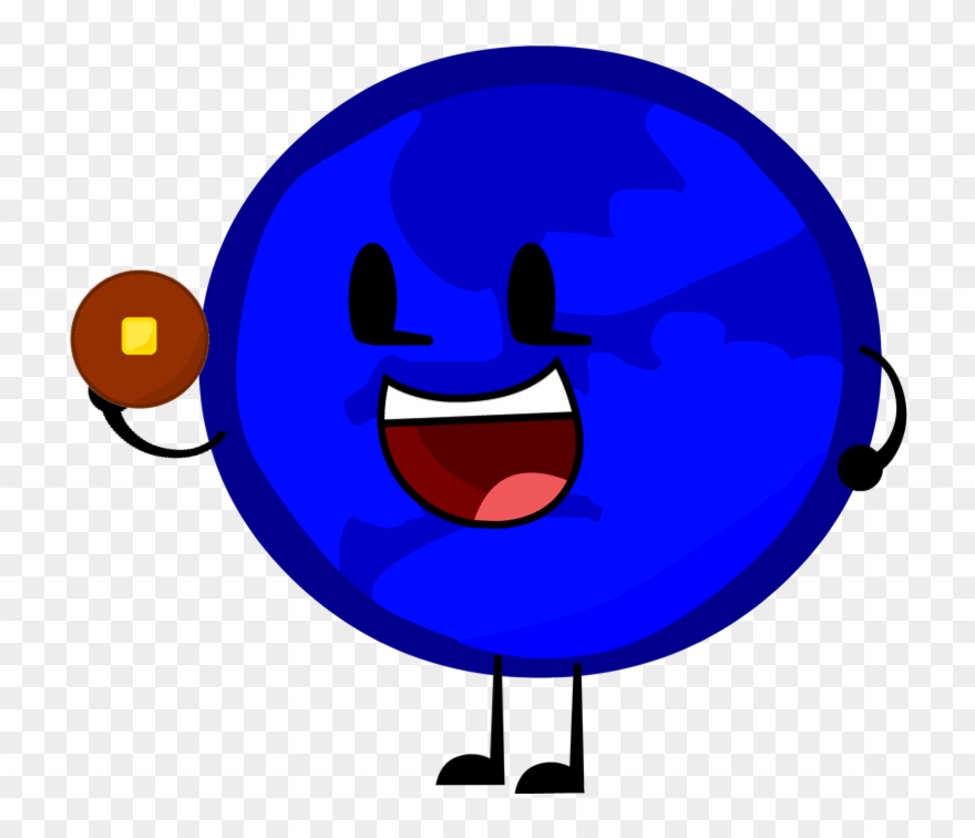 Blue Planet Is About To Eat A Pancake Clipart