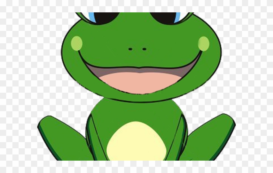 Bullfrog Clipart Cartoon - Png Download