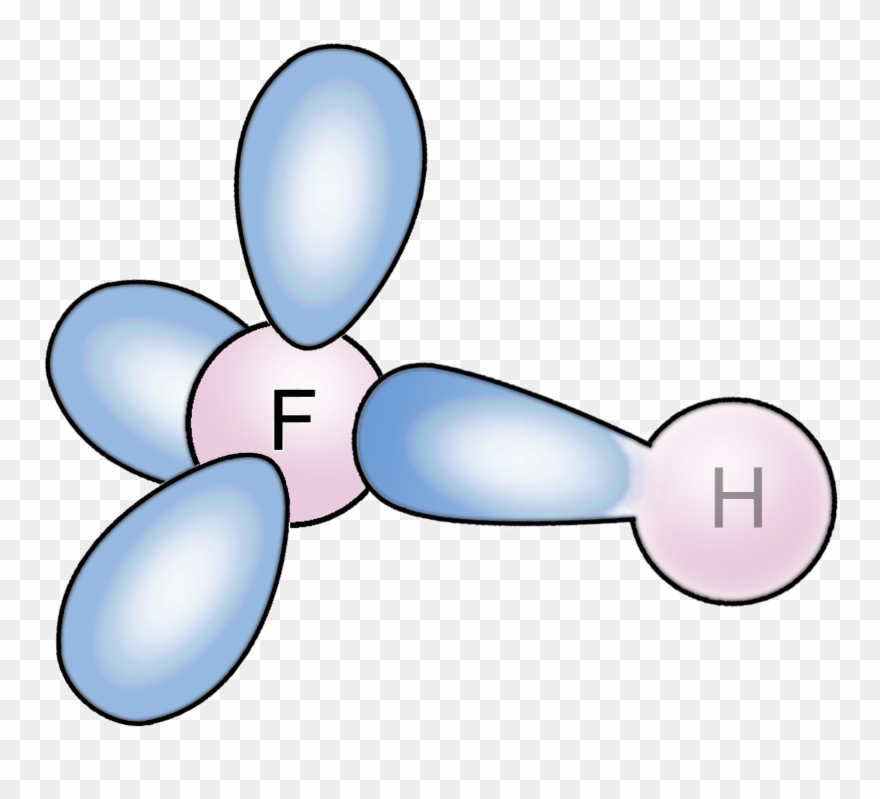 Kugelwolken Molekül Hf Polar Leer Clipart