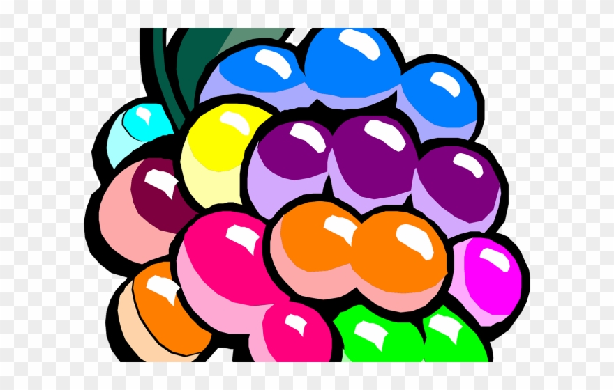 Grape Clipart Purple Color - Png Download
