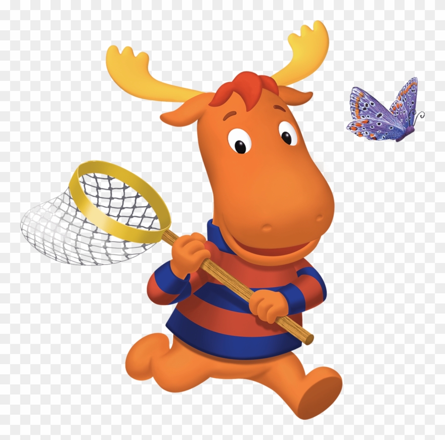 Tyrone Chasing Butterfly Clipart