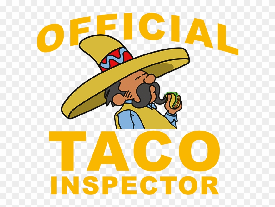Official Taco Inspector Clipart