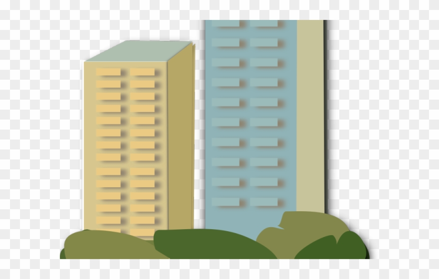 Rent Clipart Apartment Block - Png Download