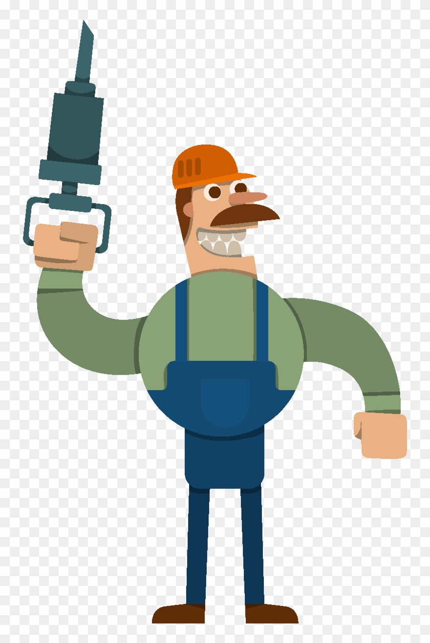 Hand Drawn Repairman Elements Clipart