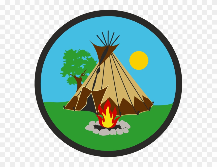 Wigwam Badge Clipart