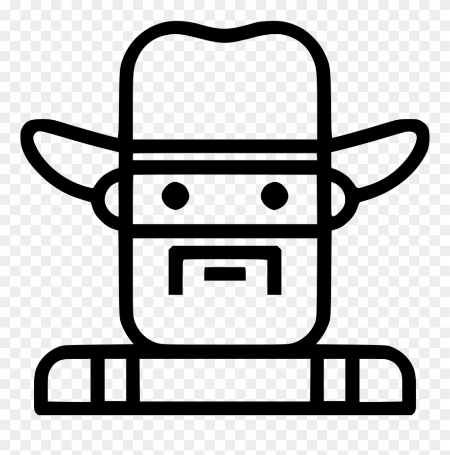 Cowboy Farm Human Comments Clipart