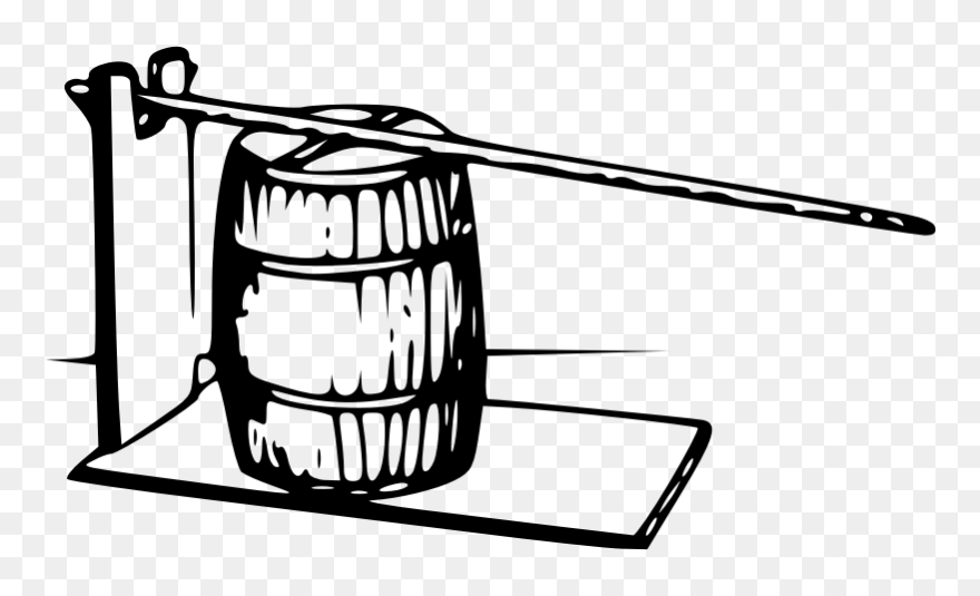 Lever Barrel Press Clipart