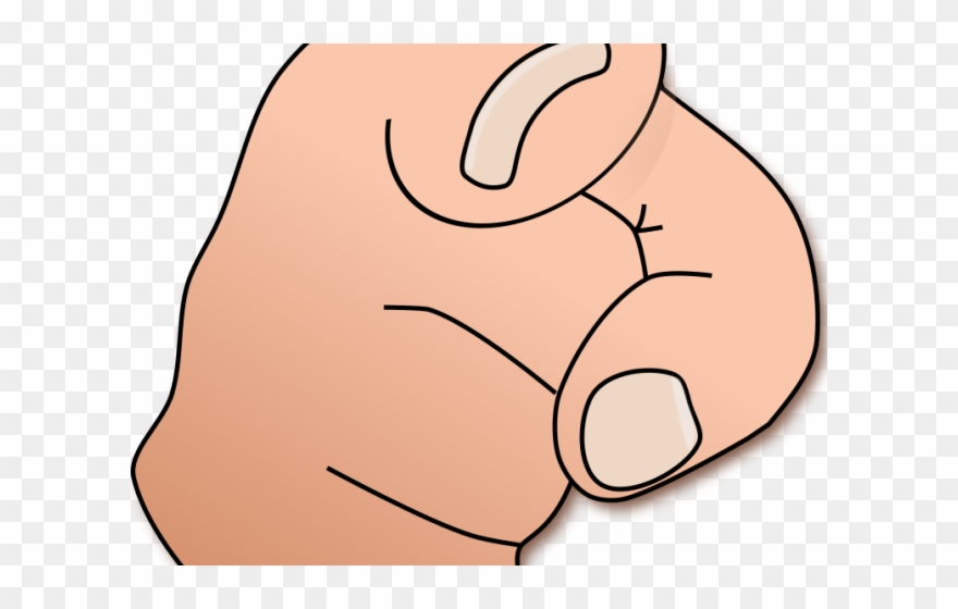 Fingers Clipart Pointer - Png Download