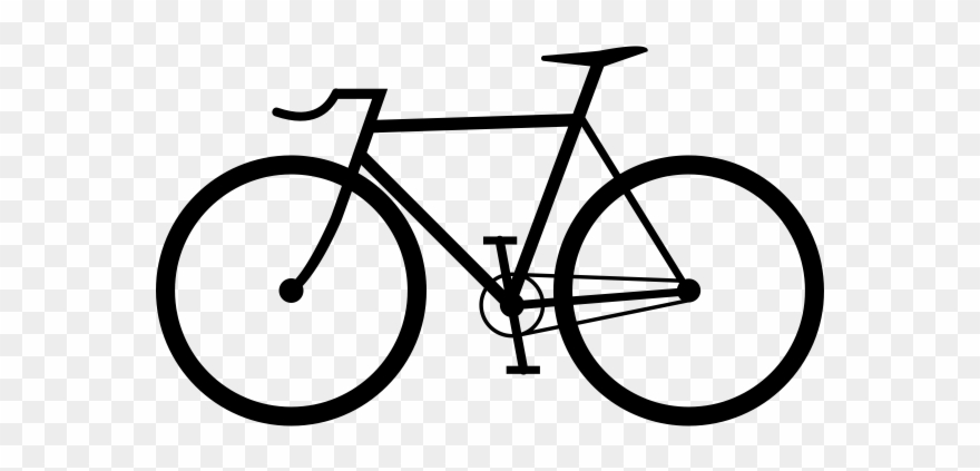 Bicycle Rubber Stamp Clipart