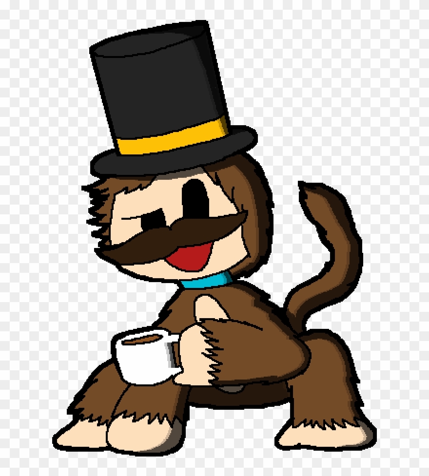 Spicy The Fancy Monkey Clipart