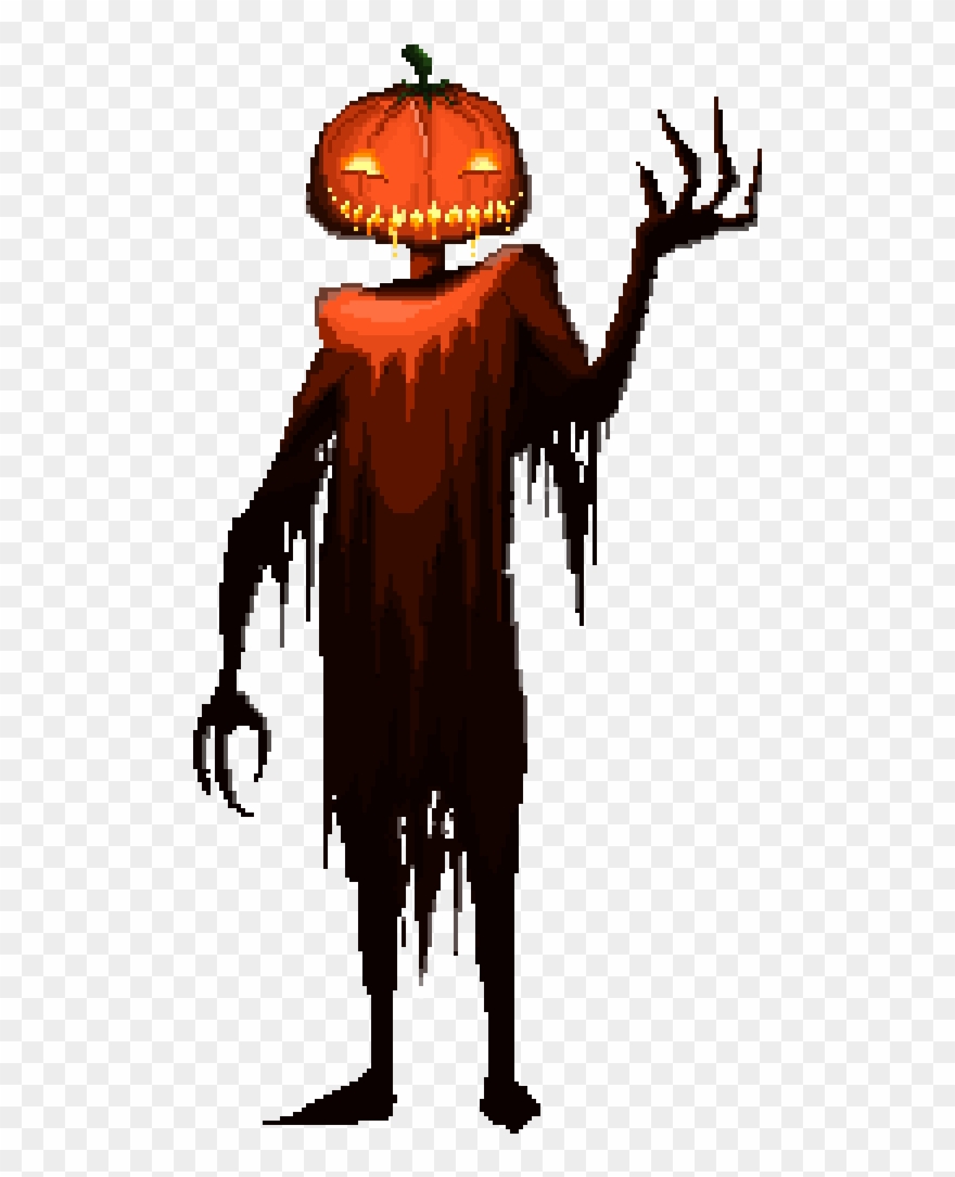 Dead Man Pumpkin Clipart