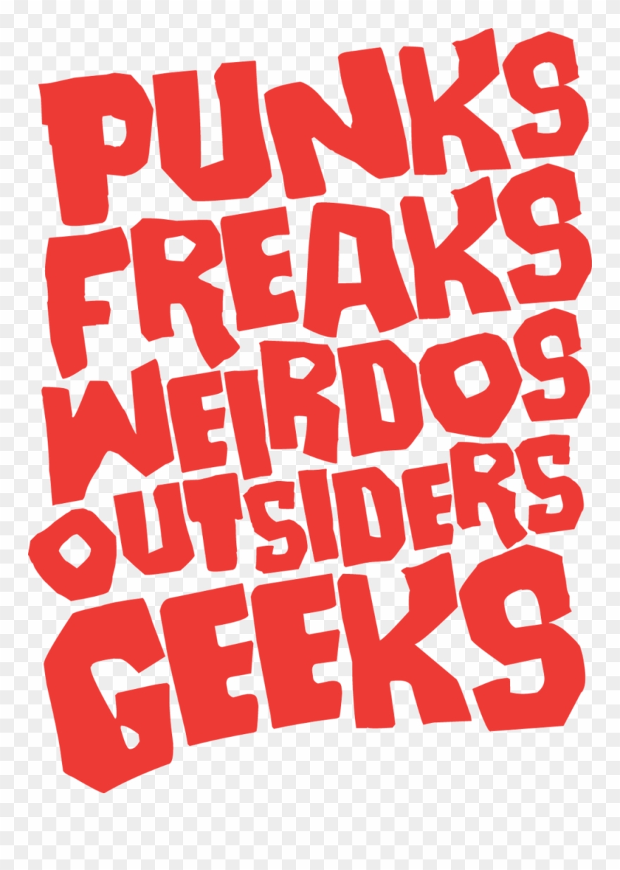 Punks Freaks And Weirdos Dead Man Label Clipart