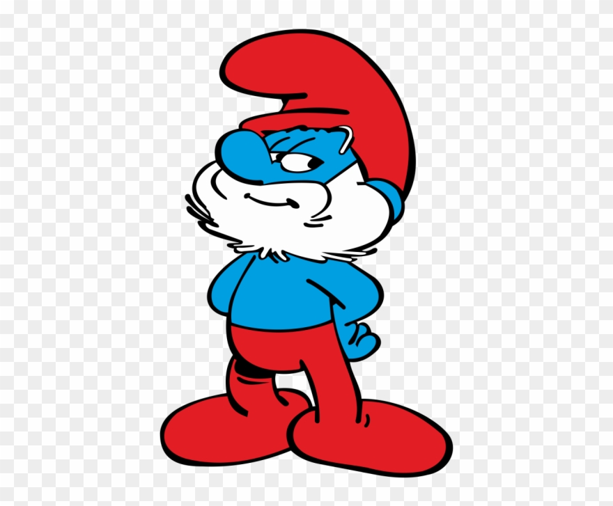 Papa Smurf Clipart