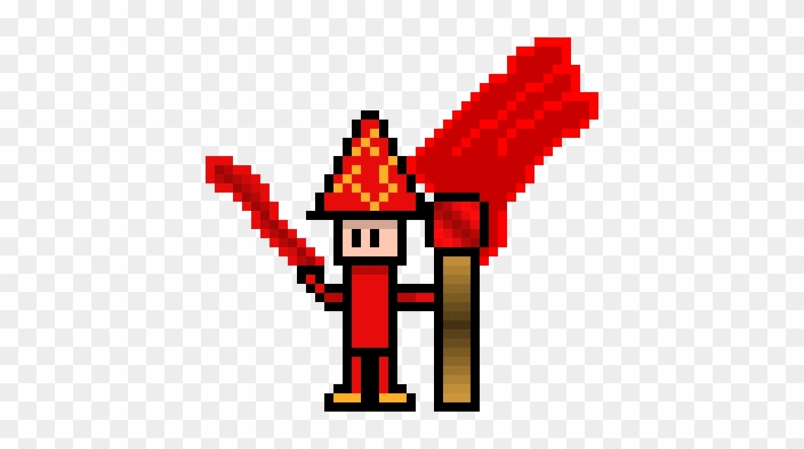 Explosive Fireball Mage Clipart