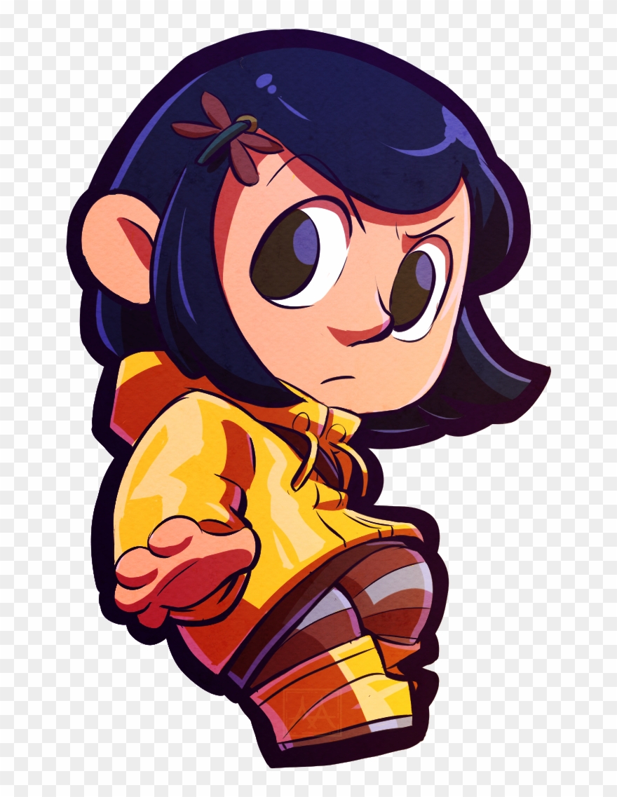 Next Up Is Coraline The Last Raincoat Child In This Clipart