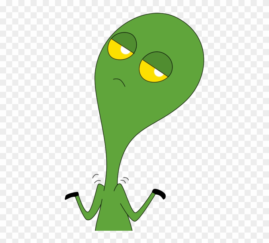 Shrugging Voozel Clipart