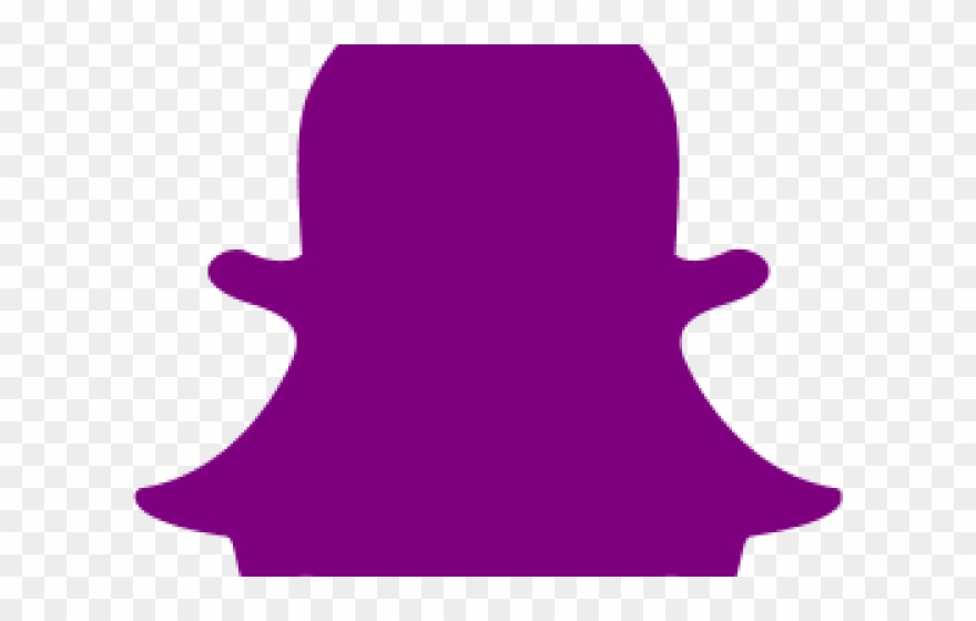 Snapchat Clipart Purple - Png Download