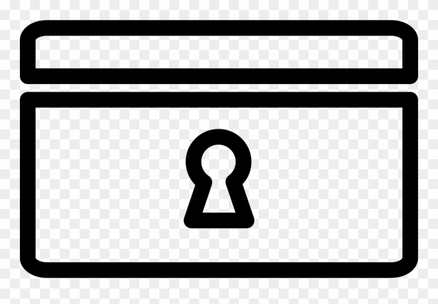 Credit Card Security Outlined Commercial Sign Comments Clipart