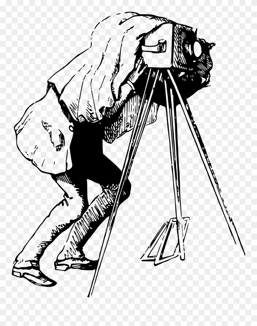 Vintage Photographer Clip Art - Png Download