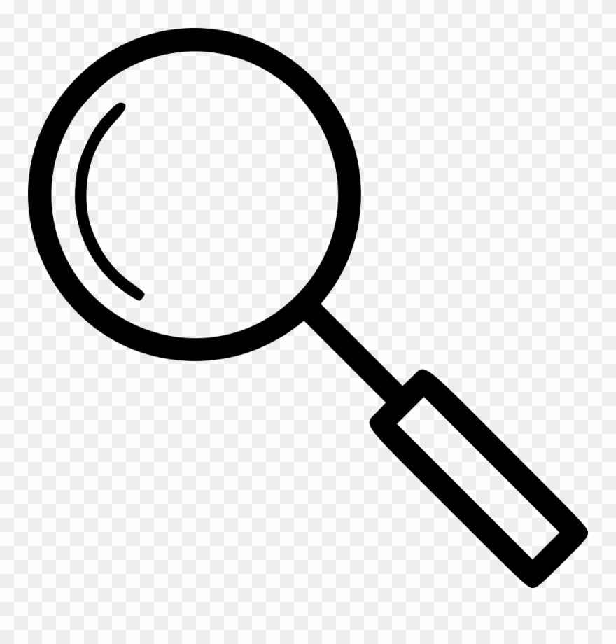 Magnifying Glass Comments Clipart