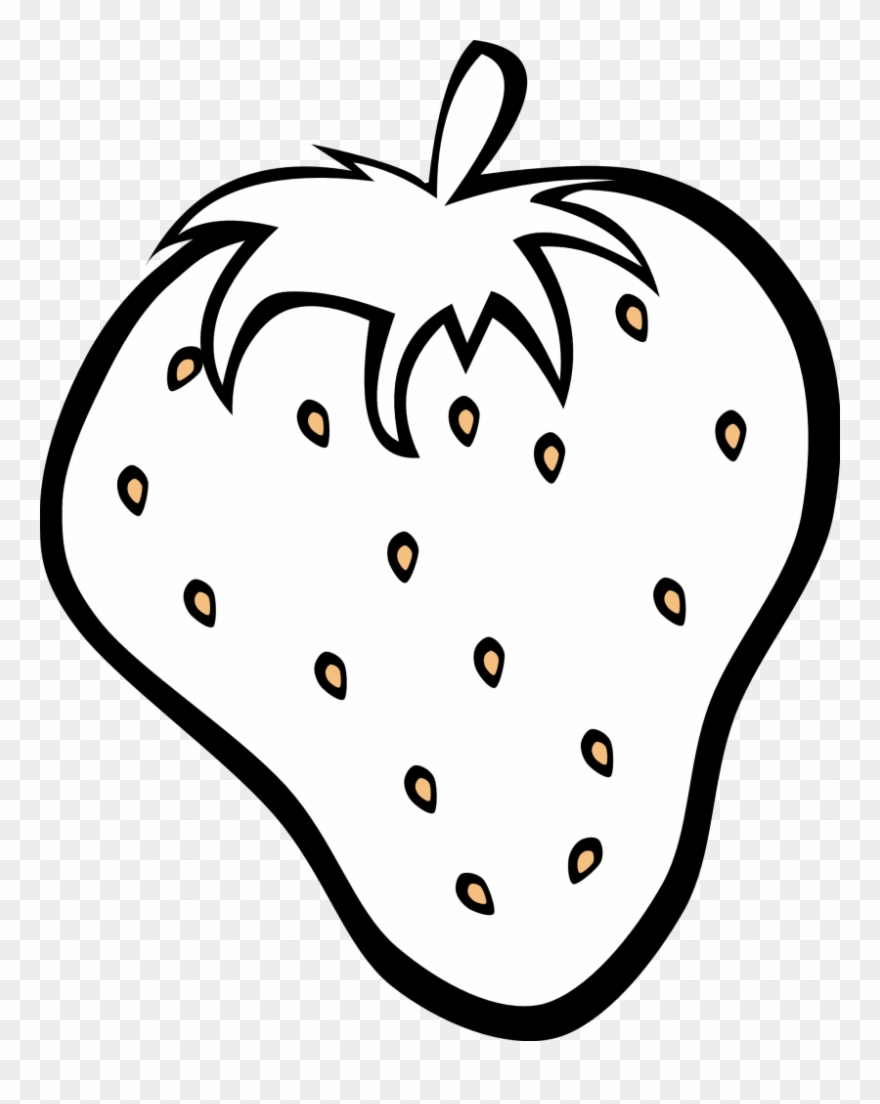 Black And White Pictures Of Fruits Clipart