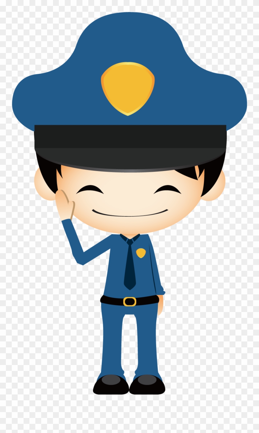 Cartoon Cute Police Transprent Png Free Download Ⓒ Clipart